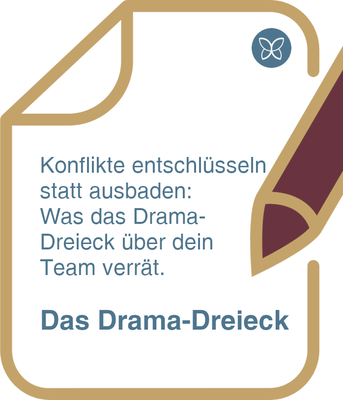 Drama Dreieck in der Führung